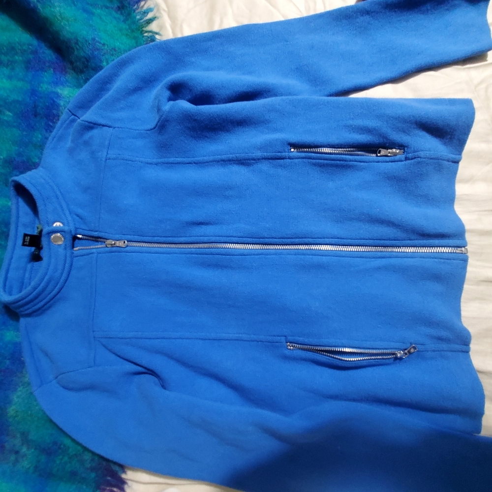Ralph Lauren  Royal Blue  Jacket Sz M.Lenght20, Sleeve23,5in long Chest 19